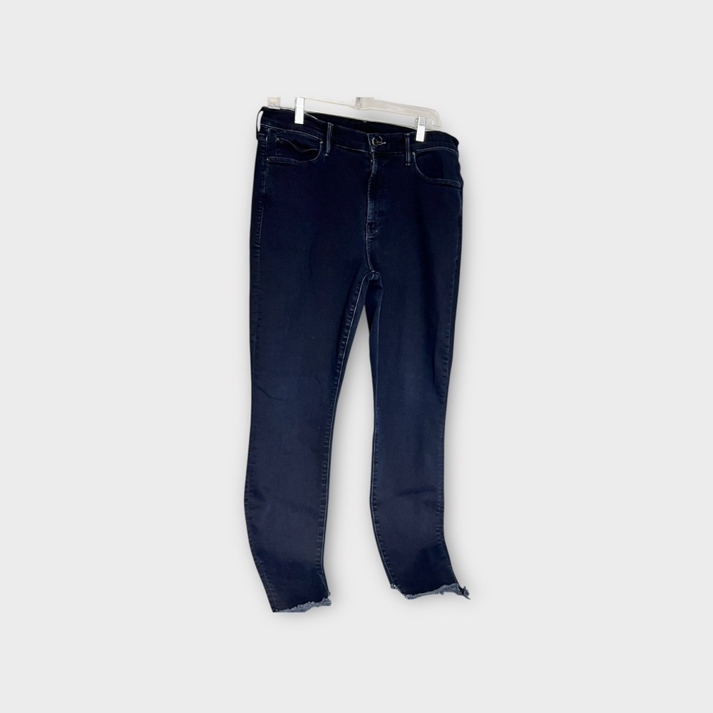 MOTHER Dark Blue Skinny Jeans